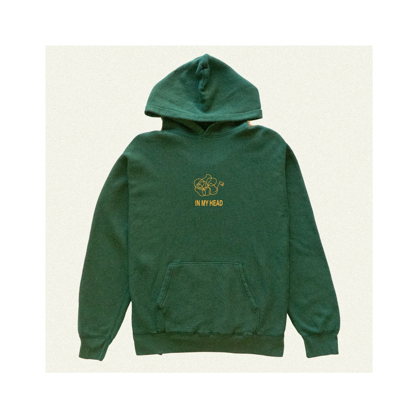 I Think Too Much Premium Hoodie - Leaf Green